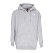 Lys Grå Full Zip Hoodie