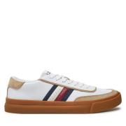 Tricolour Læder Lavtop Sneakers