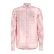 Linned Gingham Skjorte