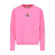 Pink Logo Crewneck Sweater