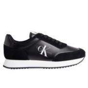 Retro Runner Low Laceup Sneakers Sort/Hvid