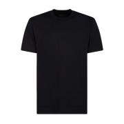 Sort Bomuld Crew Neck T-Shirt