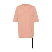 Pink T-shirts og Polos med Rygsøm Detalje