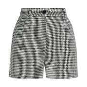 Hundetandsmønster shorts