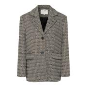 Herringbone Blazer Jakke