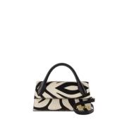 Lang Crossbody Taske Sort/Hvid Zebra