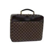 Pre-owned Coated canvas louis-vuitton-tasker