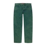 Begrænset udgave Grøn Overdyed Jeans