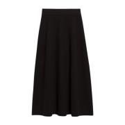 A-line Merino Wool Skirt