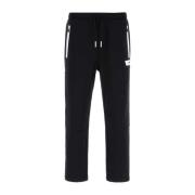 Sorte stretch bomuld joggers