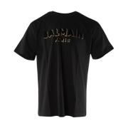 Paris T-shirt 100% bomuld sort mænd