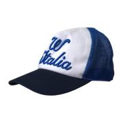 Mesh Baseball Hat Blå Hvid Sort