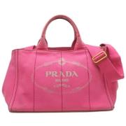 Pre-owned Canvas prada-tasker