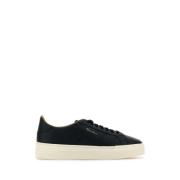 Stilfulde Navy Blue Læder Sneakers