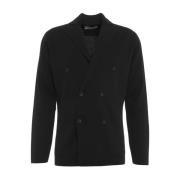 Merino Uld Strikket Blazer Italien