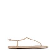 Beige Sandaler med Unik Stil