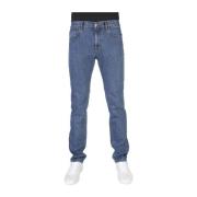 Knappelukning Bomuld Jeans 5 Lommer