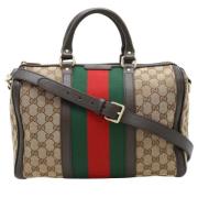 Pre-owned Canvas gucci-tasker