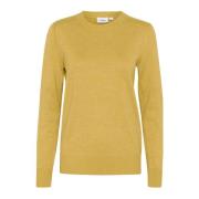 Guld Melange Pullover Sweater