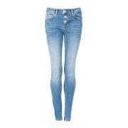 Slim Fit Button-Fly Jeans