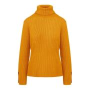 Ribbet Uld Turtleneck Vinter Essential