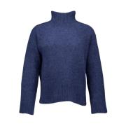 Mørkeblå Sweater