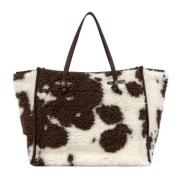 Landstil Faux Fur Shopping Taske