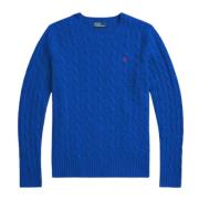 Kabelstrikket Uld-Kashmir Sweater