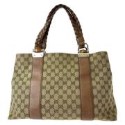 Pre-owned Canvas gucci-tasker