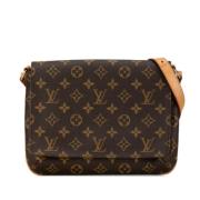 Pre-owned Canvas louis-vuitton-tasker