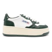 Medalist Platform Bicolor Læder Sneakers