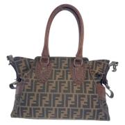 Pre-owned Canvas fendi-tasker