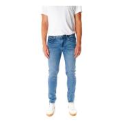 Slim Fit Faded Denim Jeans