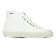 Hvid Hi-Top Baseball Boot Sneaker