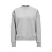 Broderet Sweatshirt med Elegante Skulderdetaljer