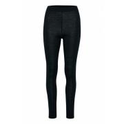 Sort Leggings Bukser Fangiw Stil