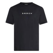 Sort Crew Neck T-shirt med Velvet Logo