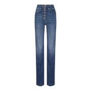 Indigo Blue Bell Bottom Jeans