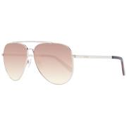 Rosaguld Aviator Solbriller