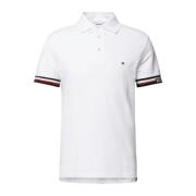 Flag Cuff Slim Fit Polo Shirt