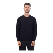 Blå Crew Neck Sweater