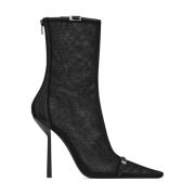 Elegant Sorte Booties med Stil