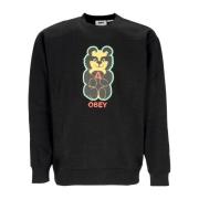 Premium Bear Icon Crewneck Sweatshirt Sort