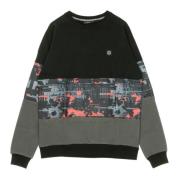 Glitch Camo Crewneck Sweatshirt Sort