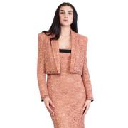 Blomstret Geometrisk Blazer