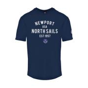 Kortærmet Blå Navy T-shirt