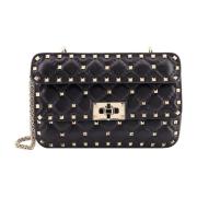 Studded Leather Shoulder Bag