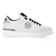 Hvide Hexagon Low-Top Sneakers