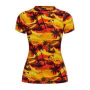 T-shirt med print