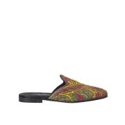 Blomstret Mule Sandaler